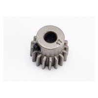 Gear, 17-T pinion (0.8 metric pitch, compatible with 32-pitch) (fits 5mm shaft)/ set screw