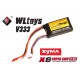 LiPo 7,4В(2S) 850mAh 25C Soft Case JST-BEC plug (for WLToys V262, V333, V333C, Syma X6)